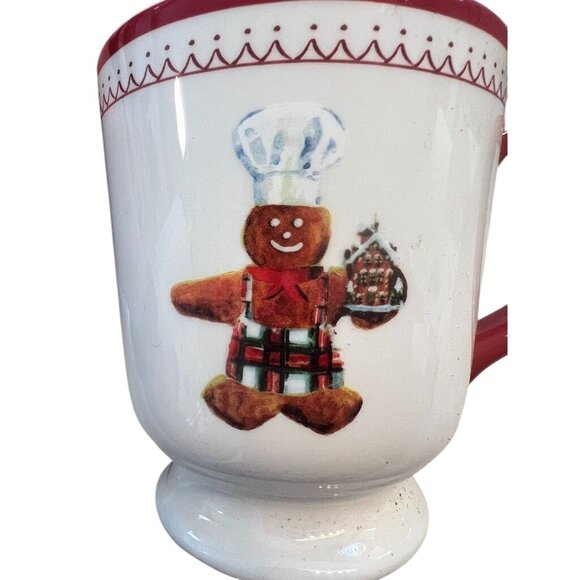Williams Sonoma Marc Lacaze Icon 2010 Mugs Christmas Discontinued Set of 4 - Picture 3 of 10